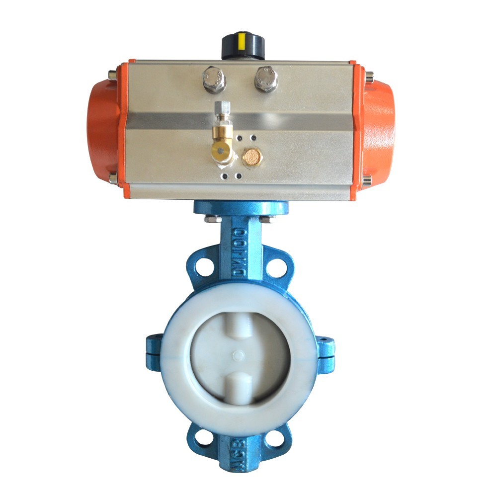 玮控气动衬氟蝶阀：强腐介质专用，适配高危工况密封